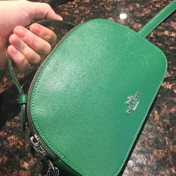 Coach Serena Satchel Top Handle Shamrock Green NWT - Picture 7 of 13